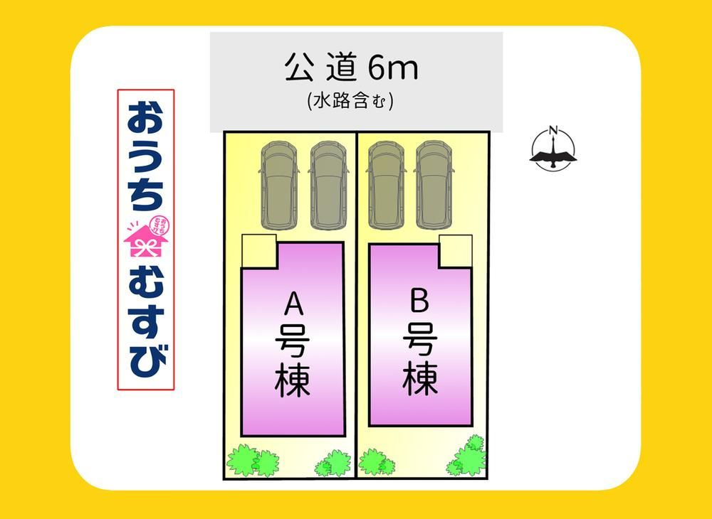 守山区川北町2期(全2棟)の区画図
