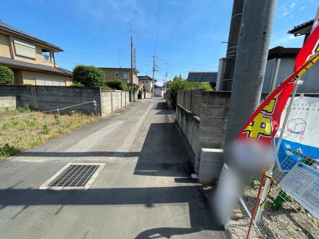 新築戸建・新築建売　太田市鳥山上町第6　鳥之郷小学校・西中学校の前面道路含む現地写真