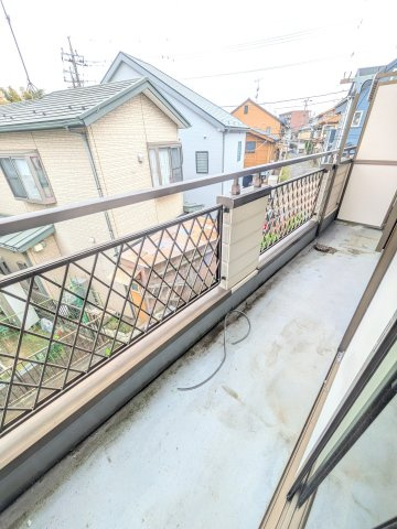 アイビープレイス幸B棟のバルコニー