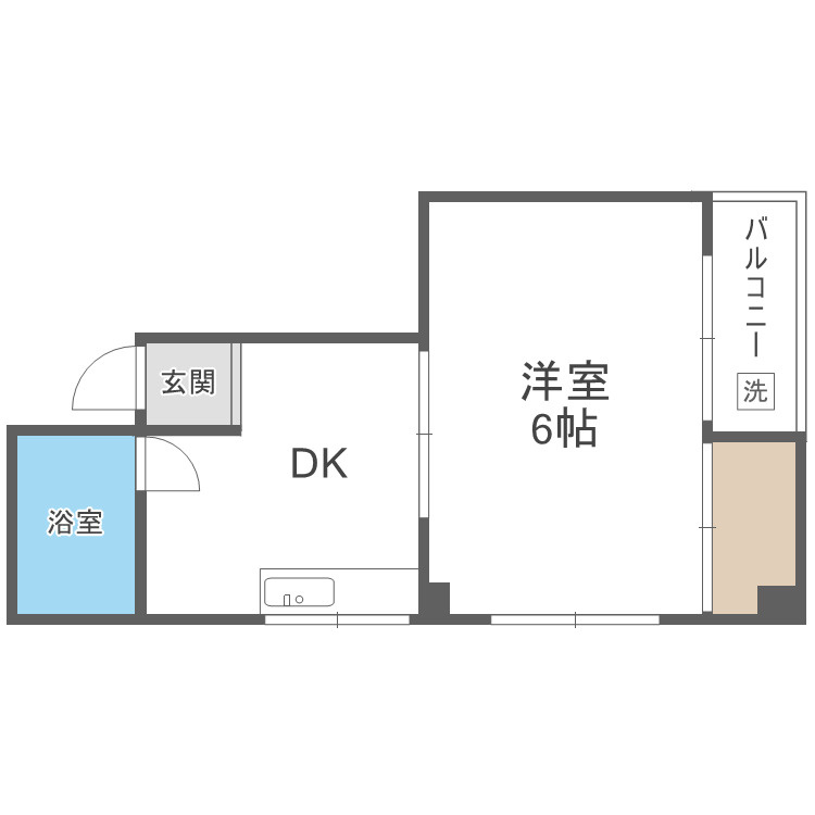 サンシティー針中野の間取り