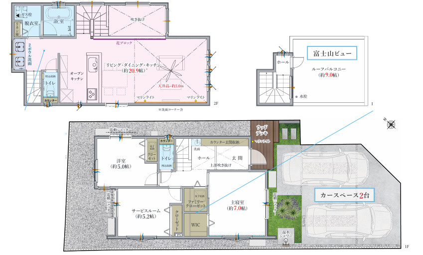 鵠沼海岸３丁目２期　新築戸建の外観