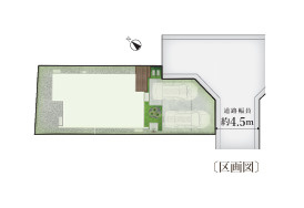 鵠沼海岸３丁目２期　新築戸建の区画図