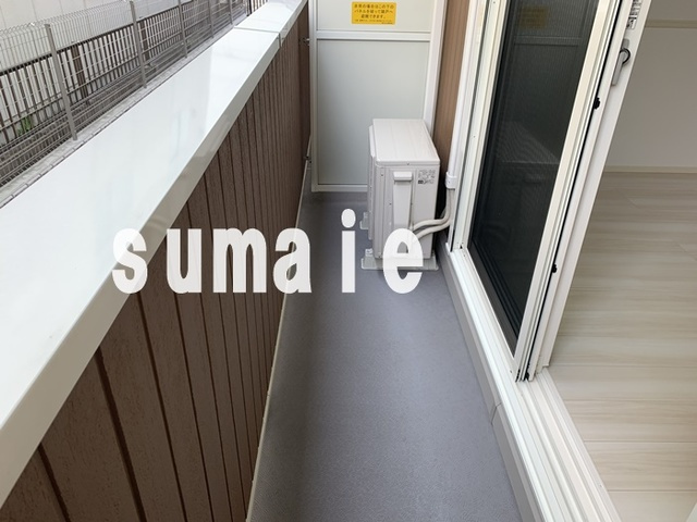 ルミナスハイムのバルコニー