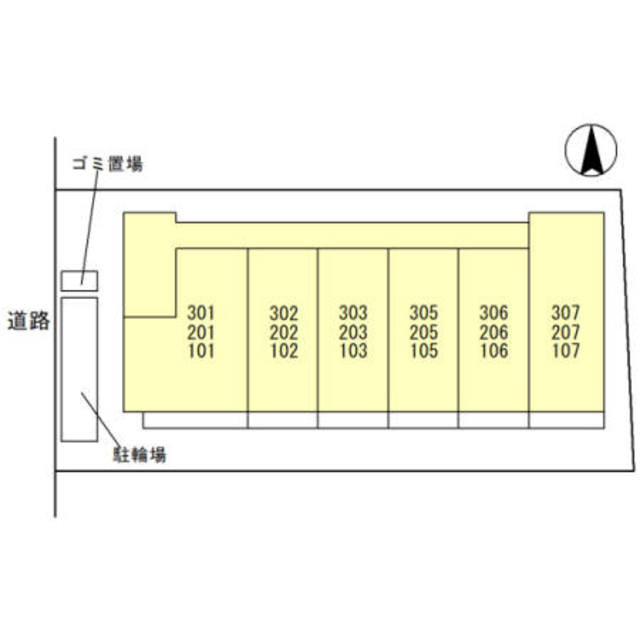 ルミナスハイムのその他|配置図