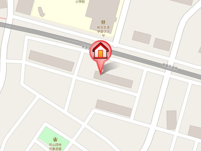 アイングレース八千代の地図