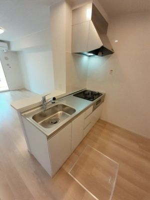 【キッチン】 | アラドハント　Ｂ | 【アラドハント　Ｂ】コンパクトなキッチンで掃除もラクラク