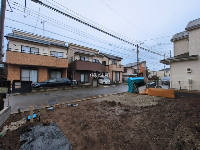 【新築分譲住宅】ふじみ野市仲３丁目の前面道路含む現地写真