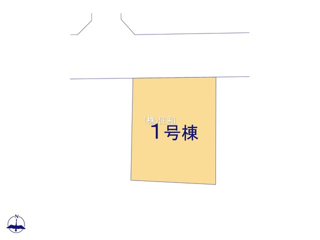 【新築分譲住宅】ふじみ野市仲３丁目の区画図