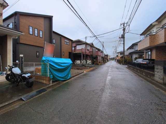 【新築分譲住宅】ふじみ野市仲３丁目の前面道路含む現地写真
