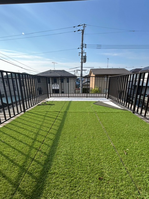 岡山市東区瀬戸町旭ケ丘3丁目のバルコニー