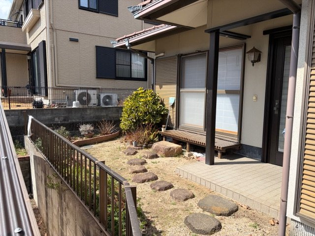 岡山市東区瀬戸町旭ケ丘3丁目の庭