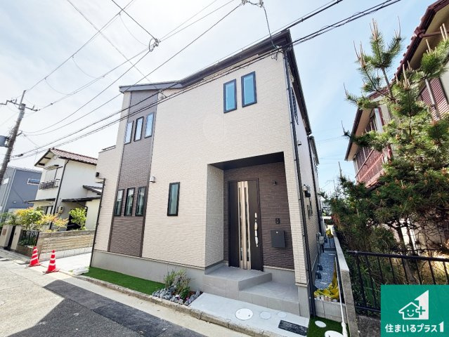 高槻市寿町　新築一戸建ての外観|お客様に長く安心して住んでいだだける事にこだわった家づくり！住んでからのアフターサービスにもしっかりと取り組んでいます！