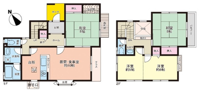 【その他】 | 小束山２丁目　土地 | 上物間取り図