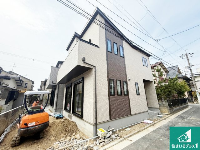 高槻市寿町　新築一戸建ての外観|お客様に長く安心して住んでいだだける事にこだわった家づくり！住んでからのアフターサービスにもしっかりと取り組んでいます！