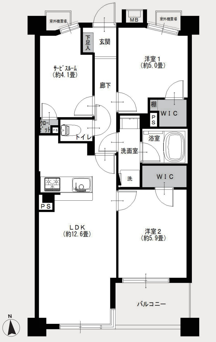 ナイスアーバン上大岡フラッツ【仲介手数料無料】