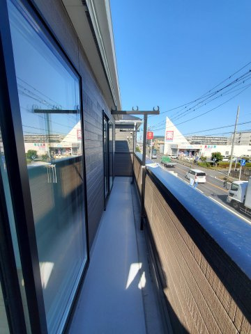 三郷市　早稲田6丁目　新築戸建　全4棟のバルコニー|お洗濯にも便利なバルコニー