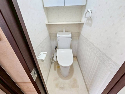 【トイレ】 | プレステージルーアンジュ藤江 | トイレには快適な温水洗浄便座付き