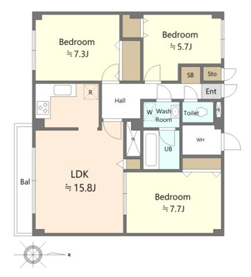 【外観】 | 南4条セントラルハイツ | シンプルで洗練されたマンション外観は、住む人のセンスを引き立て、落ち着いた雰囲気を提供します。