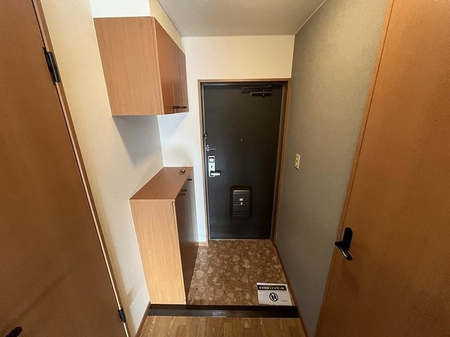 ラベンダー　ハイツの玄関