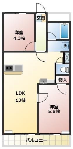 ユトリロ東幸の間取り