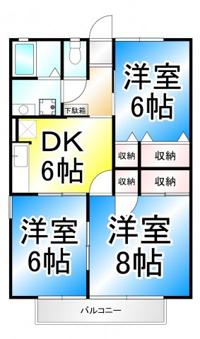 ジェッダハイツの間取り