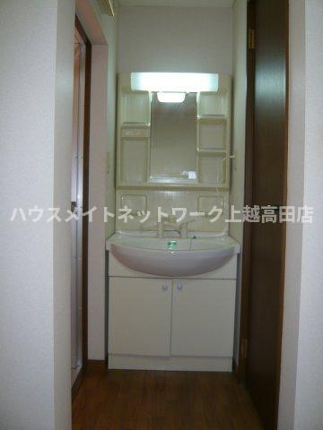 ハイツ２５の独立洗面台|シャワー洗面（参考同型107号室室内写真）

