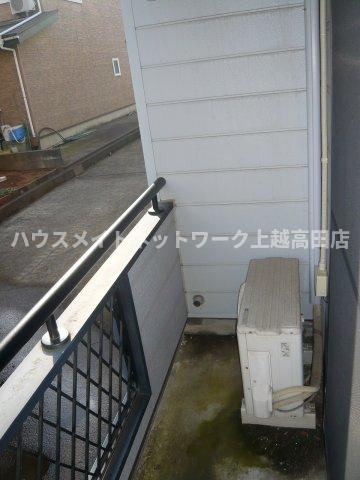 ハイツ２５のバルコニー|バルコニー（参考同型107号室室内写真）

