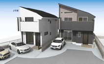 【仲介手数料無料！！】府中市住吉町1丁目　新築戸建て（全2棟）2号棟　5480万円の画像