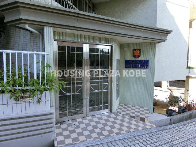 離宮前グリーンハイツのエントランス