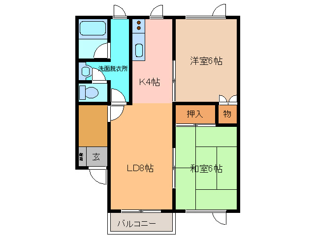 ハイツ174の間取り