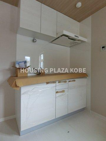 NET-K妙法寺Ⅱのキッチン|※キッチンイメージ（２口ガスコンロ）