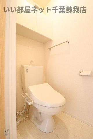 D-roomちはら台Cのトイレ|落ち着いたトイレです
