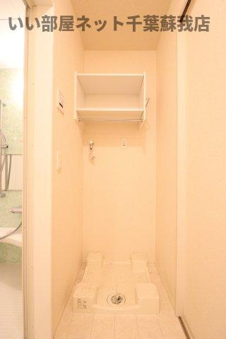D-roomちはら台Cの洗面所|室内洗濯機置き場