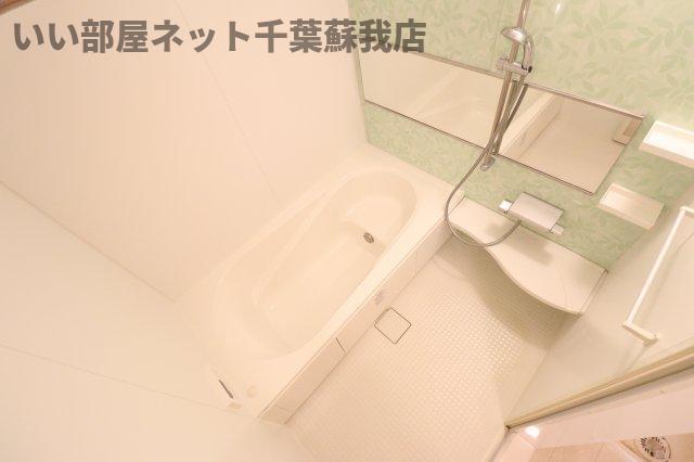 D-roomちはら台Cの浴室|お風呂で日々の疲れを落としましょう