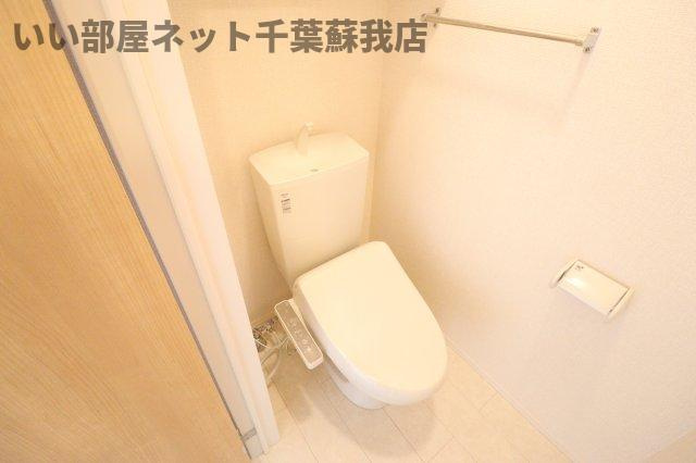 D-roomちはら台Cのトイレ|トイレもきれいです