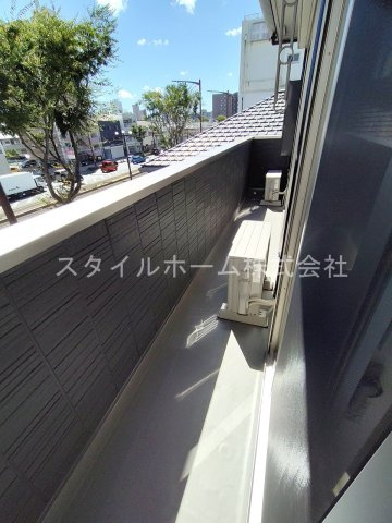 D-Square八町通のバルコニー