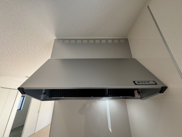 うるま市与那城屋慶名　第6（全4棟）4号棟のキッチン|4号棟　使いやすい換気扇♪