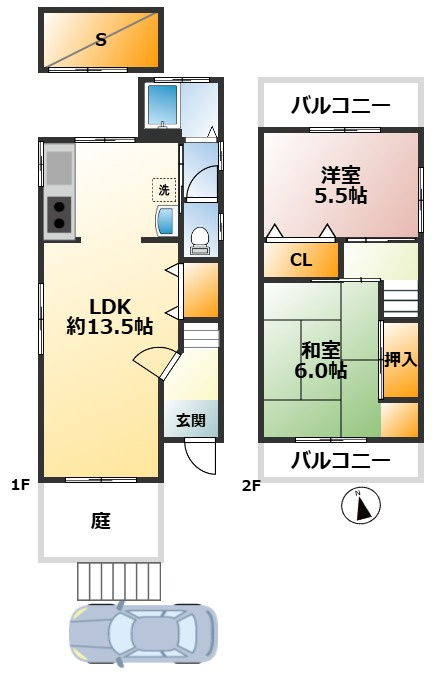 鈴蘭台東町２丁目戸建の間取り|☆神戸市北区　鈴蘭台東町２丁目戸建☆
