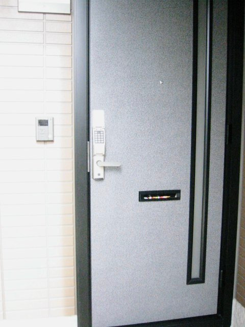 遠野市早瀬町２丁目のアパートのバルコニー