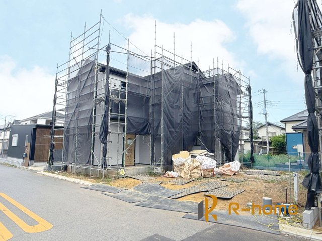 つくば市南中妻4期　新築戸建て　1号棟の外観|ご予約を頂ければ、『平日』はもちろん『早朝』や『夜間』もご見学可能です♪お気軽にお申し付けください♪