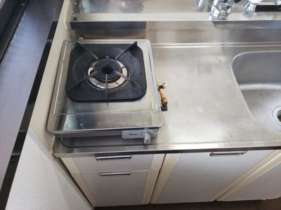 【キッチン】 | サンライフ森 | ガスコンロ1口あり☆神戸市垂水区　サンライフ森　賃貸☆