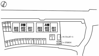 【区画図】 | シャーメゾン赤坂B棟