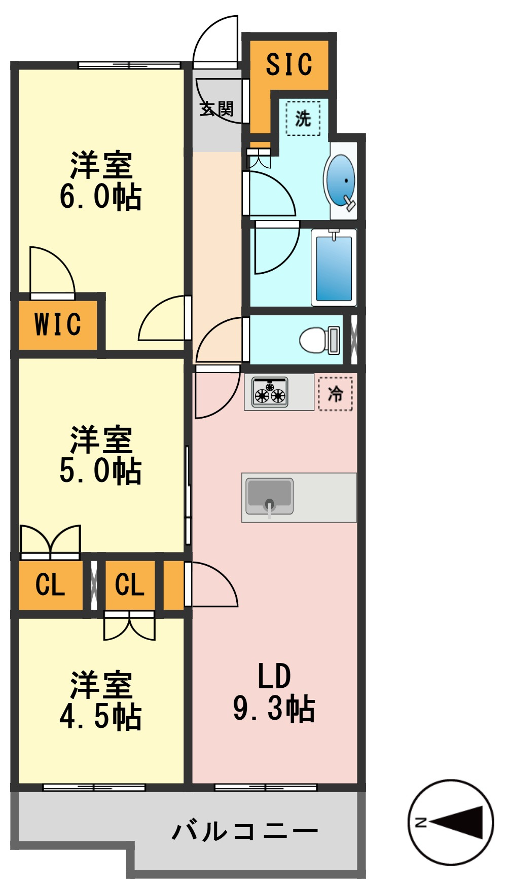 アンビシャス青砥の間取り