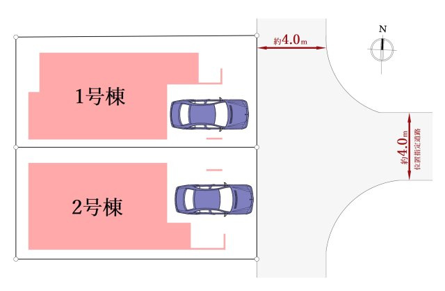 練馬区富士見台2丁目 全2棟 1号棟の区画図|【駅徒歩6分の好立地に誕生する新築戸建　全2棟】
陽当り良好♪♪　お買い物施設も近くに揃い便利な立地