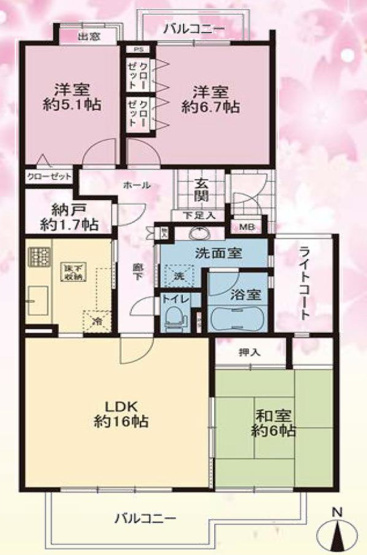 【間取り】 | エステヴィラ森の里７号棟 | 3SLDKは、サービスルーム、3つの居室、リビングダイニングキッチンを備えた間取り。収納や趣味のスペースを確保しつつ、広々としたリビングで家族団らんを楽しめます。ファミリー層に非常に人気のある間取り。