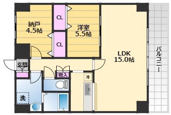 【間取り】 | 西辻マンション