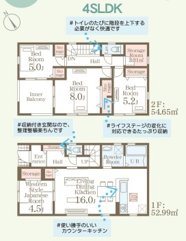 リーブルガーデン沖縄市美里の間取り
