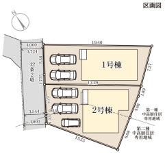 リーブルガーデン沖縄市美里の区画図