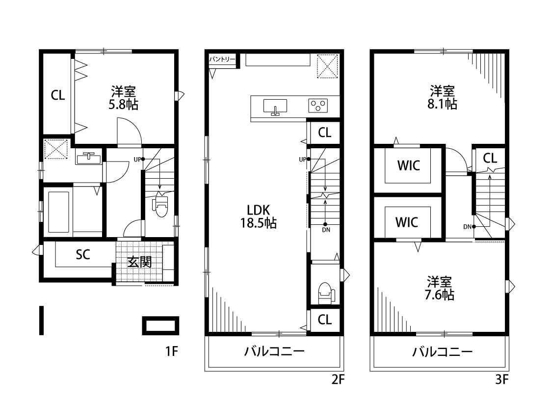 守口市馬場町1丁目の間取り
