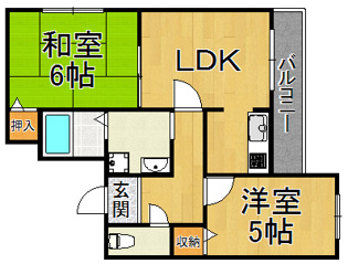 モンテ老松の間取り